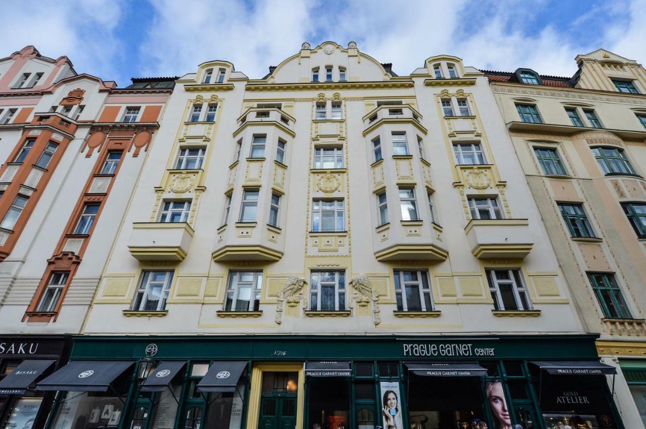 Art Nouveau Residence Prag Exteriör bild